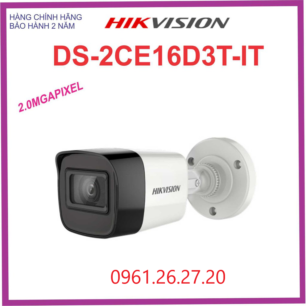 Bán Camera HDTVI Hikvision DS-2CE16D3T-IT giá rẻ